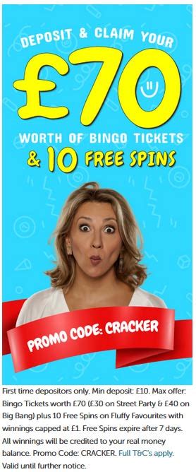 Cracker bingo casino bonus