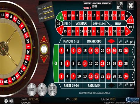 French Roulette 2d Advanced Betfair