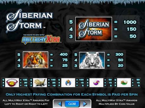 Jogar Siberian Storm com Dinheiro Real