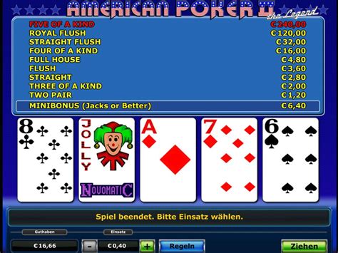 Miniclip american poker 2